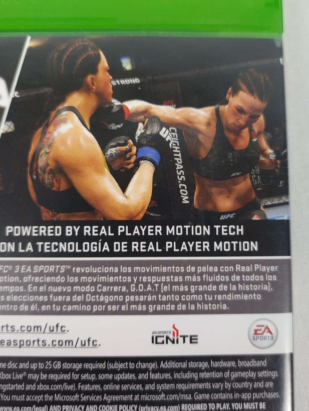 UFC 3 (Microsoft Xbox One, 2018) Clean Complete CIB Manual Inserts Tested - Picture 8 of 10